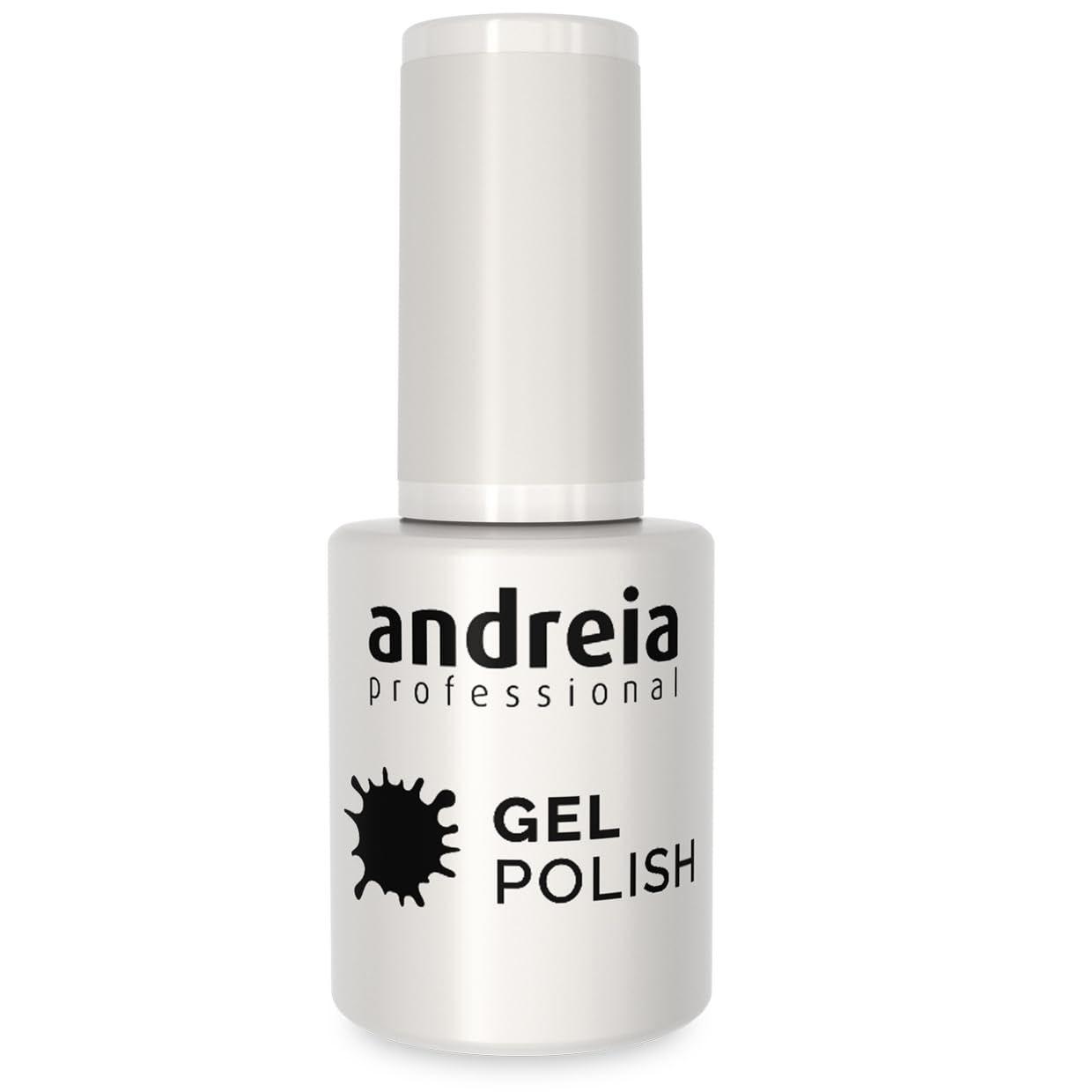 Andreia Semi-Permanent Nail Gel Polish for UV/LED Lamp - Intense Shine and 4 weeks Lasting Manicure Nail Gel Varnish - Colour 219 Milky White 10.5 ml