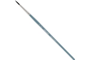 Creative Mark Mimik Professional Watercolor Brushes - Round # 4 - Synthetic Squirrel Hair - Natural Bristle Artist Brushes for Watercolors, Gouache & Acrylics