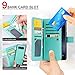 Note 8 Case, Pasonomi Note 8 Wallet Case with Detachable SlimCase - [Folio Style] PU leather wallet case with ID&Card Holder Slot Wrist Strap for Samsung Galaxy Note 8 (Stripe Mint)