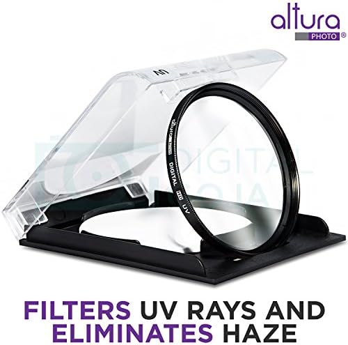 58mm Altura Photo UV Ultraviolet Lens Filter for Canon Rebel T6i T6s T5i T4i T3i T3 T2i T1i XT XTi XSi SL1, EOS 700D 650D 600D 1100D 550D 500D 100D 5 51mEvd5FRiL. AC