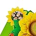Paper Love Sunflower Pop Up Card, 3D Popup Greeting Cards, For Valentines Day, Mothers Day, Fathers Day, Graduation, Spring, Birthday, Any Occasion | With Message/Photo Insert | 5
