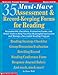 35 Must-Have Assessment & Record-Keeping Forms for Reading: Reproducible Checklists, Evaluation Forms, and Other Tools to Help you Plan Meaningful Instruction and Manage a Successful Reading Program