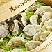 Bamboo Oriental Gyoza Steamer 10 Inch with BONUS two Pairs Chopsticks, Premium Chinese Food Steaming Basket, 2 Tier for Vegetables and More by Sally Chen