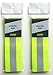 BlazeBand Reflective Ankle Bands (Pair) – High Visibility Reflective Bands with 360 Degree Retro Reflective Strip – Fully Adjustable Elastic Reflective Safety Band for Ankle, Leg, or Arm Use