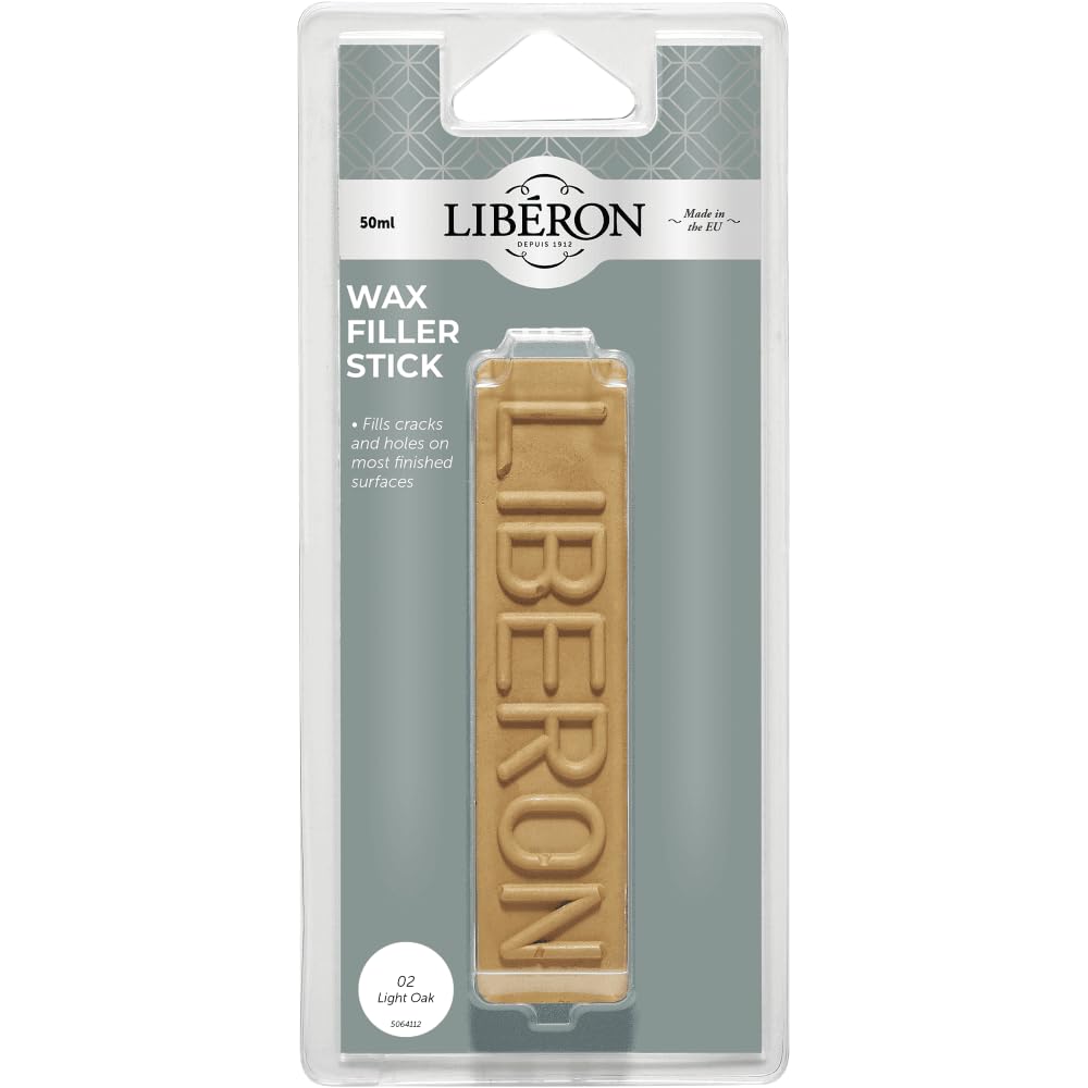 v 33 sa Liberon Wax Filler Stick 02 Light Oak 50g Single