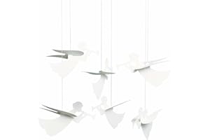 FLENSTED MOBILES Angel Hanging Mobile - 16 Inches - High Quality Cardboard - Handmade in Denmark by Flensted