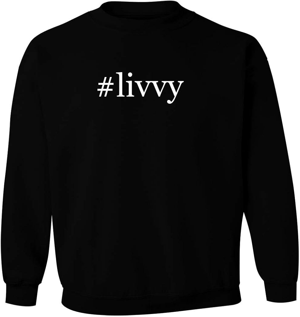#livvy - Men's Hashtag Pullover Crewneck Sweatshirt