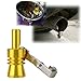 Jocestyle Exhaust Fake Turbo Whistle Pipe Sound Muffler Blow Off Valve Gold Size S