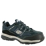 Skechers Work Relaxed Fit D'Lites SR Tolland Womens Steel Toe Sneakers Navy/Gray 7.5