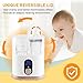 Babebay Baby Bottle Warmer, Deluxe Bottle Sterilizer & Smart Thermostat 4 in 1, Evenly Warm Breast Milk or Formula, Real-time Temperature,LCD Monitor,Fast Heating [2018 Most Genius Gifts]