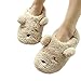 Women Girls Warm Indoor Slippers Fleece Plush House Shoes Non Slip Winter Boots