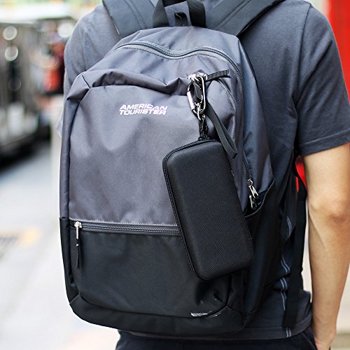 X-DRAGON External Battery Case Pouch bag (Inner Size: 18 x 8 x 2.5cm) Weatherproof Universal Travel Hard Case for Anker Ravpower External Batttery Charger, Smartphone, iphone, Samsung, and other