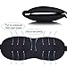 Lightweight & Comfortable Sleep Mask 3D Contoured Shape Sleeping Eye Mask with Adjustable Strap for Men Women, Best Sleeping mask for travel, Shift works 2 Pack (Black & Black)