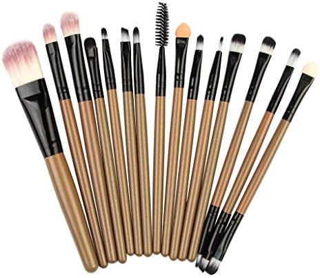 Clearance Sale! Makeup Brushes Set LEEDY Useful 15Pcs Professional Face Eye Shadow Eyeliner Foundation Blush Lip Make up Brush Powder Liquid Cream Cosmetics Blending Brush Tool Kits