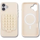 Sonix Case for iPhone 16 Plus with Magnetic Suction Mount | Compatible with MagSafe | 10ft Drop Tested | Linen