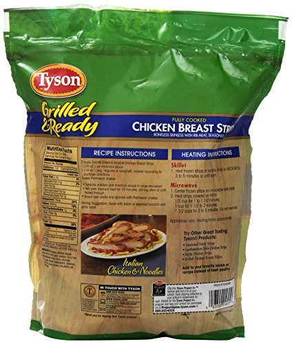 1 Tyson+Grilled+Chicken+Breast+Strips