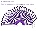 TQVAI 50 Pack Kid Velvet Clothes Hangers Non Slip Space Saver, Purple