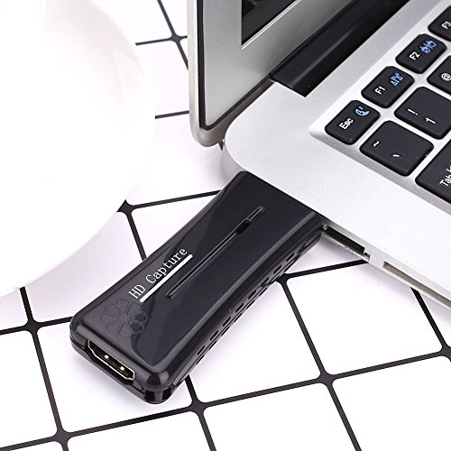 Hanbaili Portable USB 2.0 Port HDMI 1080P 60fps Monitor Video Capture Card Adapter for PC