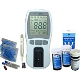 Hb Hemoglobin Test Meter Hemoglobin Meter Hemoglobin Analyzer Hemoglobin Test Kit + 75 Strips