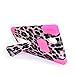 For ZTE Lever Z936L ITUFFY (TM) 3items Combo: LCD Screen Protector Film + Stylus Pen + Dual Layer Impact Resistance Hybrid Armor Case Built-In Kickstand (Pink Leopard)
