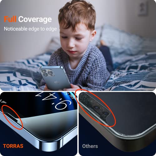 TORRAS iPhone 13 Pro Max Screen Protector[Life Saver for Vivid Dropper