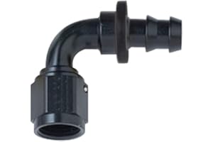Fragola 209006-BL Black Size (-6) 90° Push Lock Hose Fitting