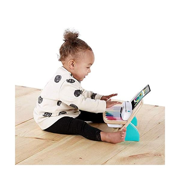Baby-Einstein-Hape-Magic-Touch-Piano-Musical-Wooden-Toy Baby Einstein Hape Magic Touch Piano Wooden Musical Toy Instruments for Toddlers, 2 Play Modes, 6 Songs, Volume Control…