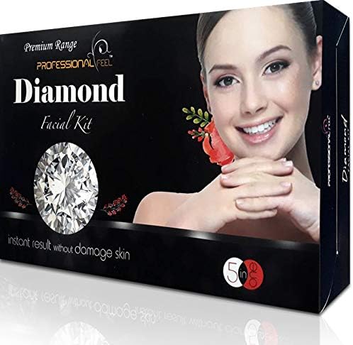 professional feel diamond facial kit, skin whitening facial kit for all type skin solution - 500 gm