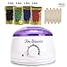 Wax Warmer, Electric Mini Hair Removal wax kit warmer SPA Hand in Home Epilator Wax Warmer Machine for Feet & Hands & facial Wax Bean Melting pot Heater for Men & women