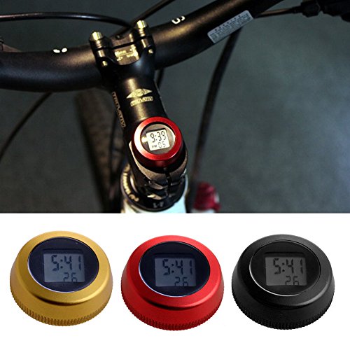 image for Delight eShop Universal Waterproof Bike Bicycle LCD Digital Stopwatch 