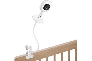 WOCHEL Flexible Baby Monitor Mount Compatible with Nanit Pro Smart Baby Monitor & Flex Stand, Baby Monitor Travel Stand for Crib Nursery Without Tools and Protect Your Wall