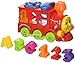 Huile Musical Smart Train Kids Educational Toy Car Electric Bump and Go Train with Blocks, Lights, Sounds for Baby