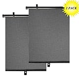 Car Sun Shade,Best Baby Car Window Shade Blocks 97% of Harmful UV Rays,with Premium Suction Cups Universal Auto Window Shade, Easy to Install,2pack