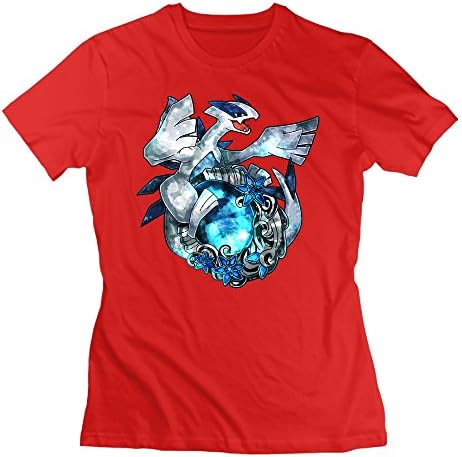 Texhood Women's Lugia Red Tshirt SizeMO-Neck