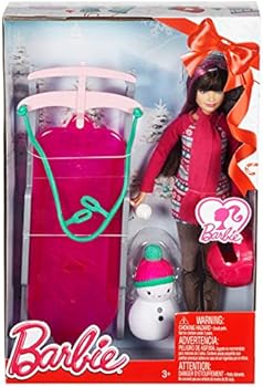 barbie sisters snow fun set