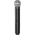 Shure BLX2/SM58 Handheld Transmitter with SM58 Vocal Mic Capsule - for use with BLX Wireless Microphone Systems, Receiver Sold Separately | H10 Band (BLX2/SM58=-H10)
