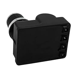 MCAMPAS Upgraded Silver Cap 4 Outlets AA Battery