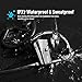 WRZ S4 Wireless Bluetooth Headphones Running in-Ear Earbuds with Mic IPX7 Sweatproof HD Stereo Earphones for Sport Gym Workout 9 Hours Battery (Black)