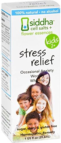 Siddha Flower Essences Stress Relief - Kids - Age Two Plus - 1 fl oz
