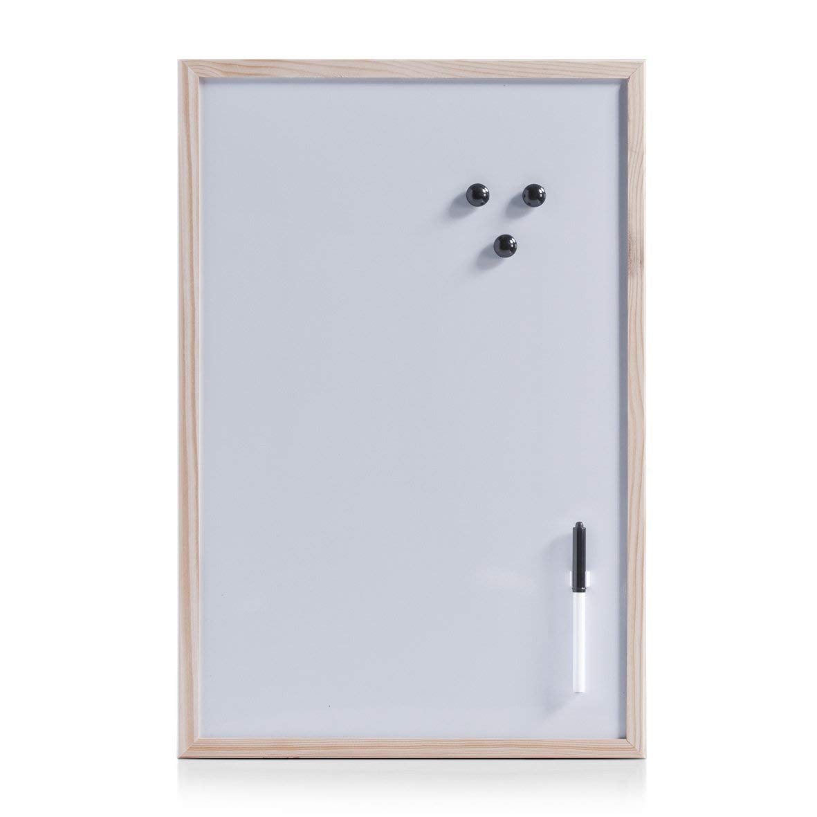 Zeller 11121 Magnetic White Board 60 x 40 cm Natural — image 1