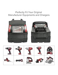 Batería de litio de 18 V 6,0 Ah compatible con Milwaukee LithB ium 48 11 1850 48 11 1852 48 11 1820 48 11 1828 48 11 1840