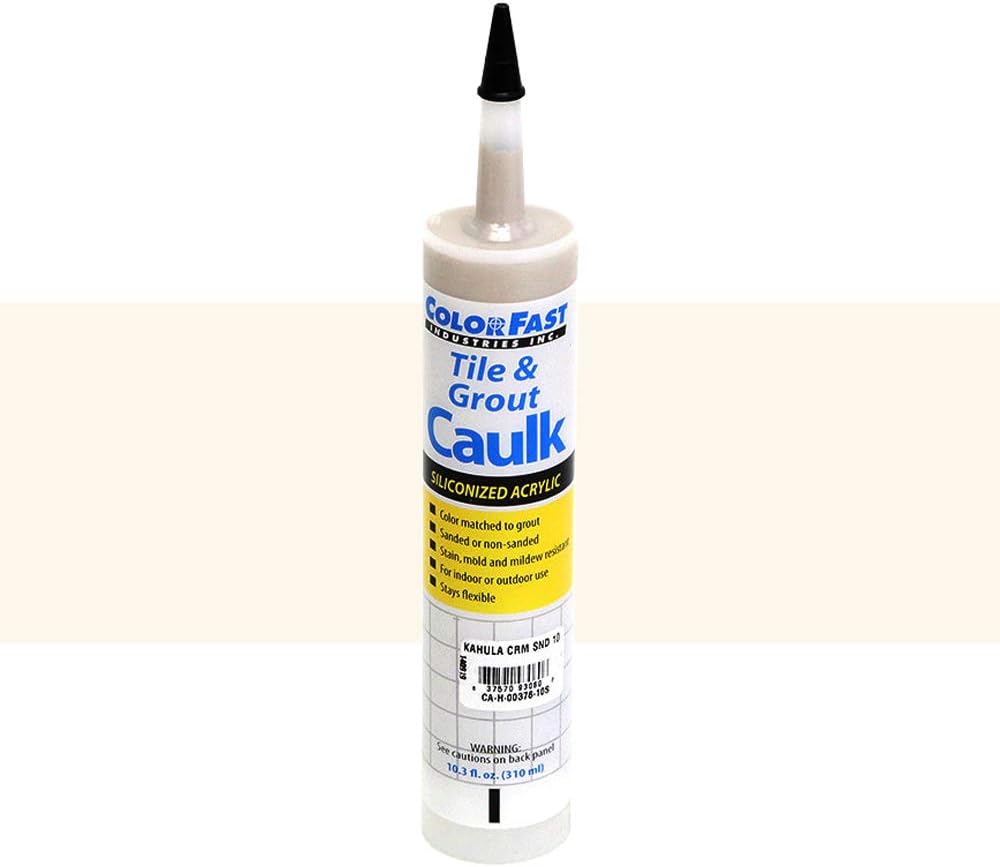 Amazon Com Hydroment Color Matched Caulk By Colorfast Unsanded H158 Classic Bone Home Improvement