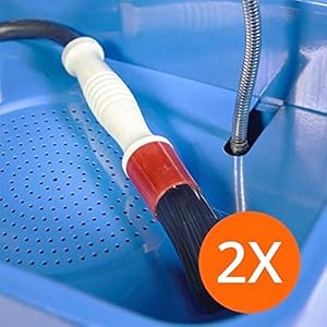 Reinigingsborstel met slang – 2 stuks
