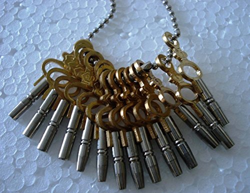 14 pcs Set for POCKET WATCH Winding Keys from Brass Blessing