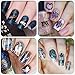 Nail Stamping Plate Stamper Plates - Ejiubas Double-Sided Stamping Plates Set 3Pcs Nail Art Stamp Templates Nail Art Design EJB-X17 X18 Blackqueennaildesign