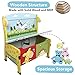 Fantasy Fields - Sunny Safari Animals Thematic Kids Storage Bench | Imagination Inspiring Hand Crafted & Hand Painted Details Non-Toxic, Lead Free Water-based Paint