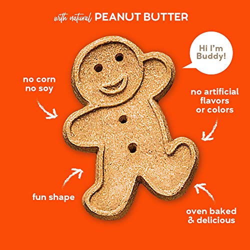 Buddy Biscuits Oven Baked Treats with Peanut Butter, Whole Grain - 16 oz. - Single Box - Thumbnail 4