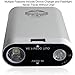 The Outdoors Way Electric Hand Warmer, Rechargeable Accessory for Hunting and Winter Sports. Handwarmer Includes Phone Charger + LED Flashlight + Carry Pouch+ 2 Colors Options.