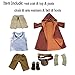 dreamtoyhouse Rey Inspired Jedi Cosplay Costume Outfits and Boots for 18 Inch American Girl Dolls