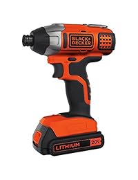 Taladro Black & Decker (BDCI20C) de batería de litio, 20 V máximo